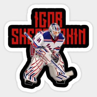 Igor Shesterkin Goalie Bold Sticker